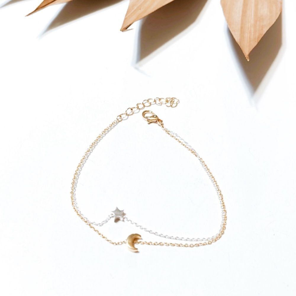 Boho charm anklet S571 - Picture 2 of 3